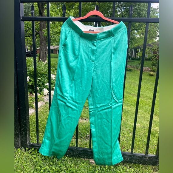 J Crew Straight Leg Essential Luster Crepe Pants NWT - Picture 7 of 9